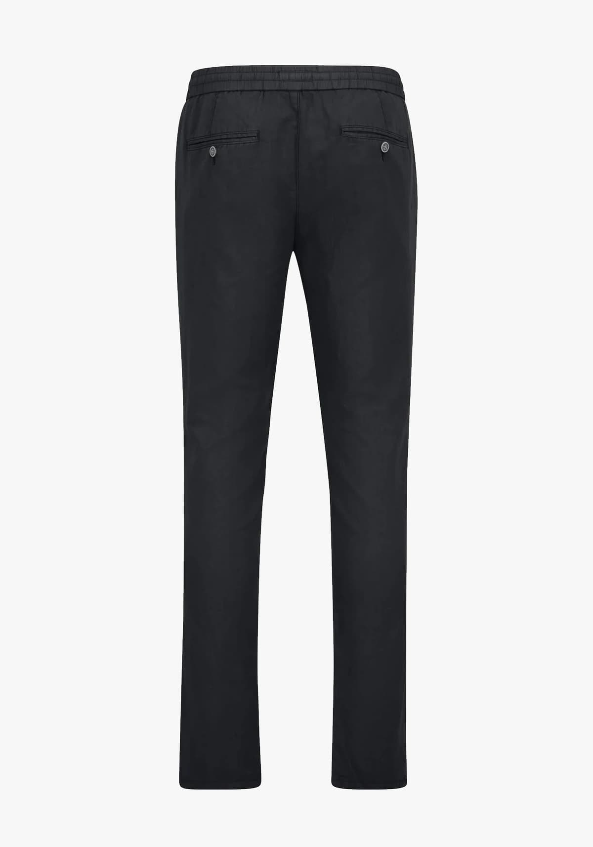 Men's Linen Pants Fynch Hatton Black