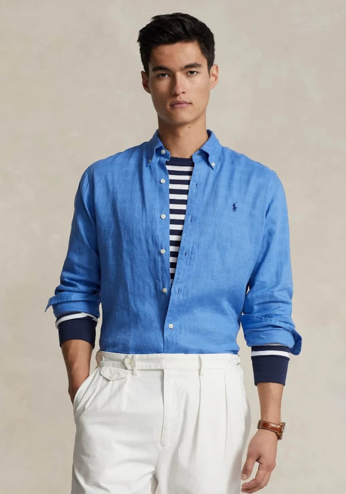 Men's Shirts Polo Ralph Lauren Pink