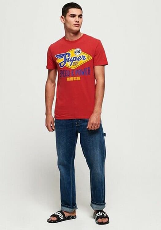 Men's T-Shirts Superdry Red