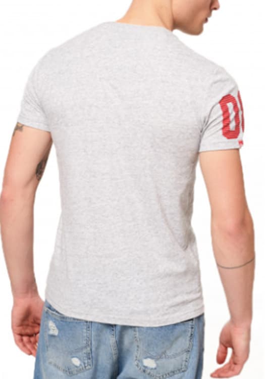 Stadium Silver Marl T-Shirt - Grey