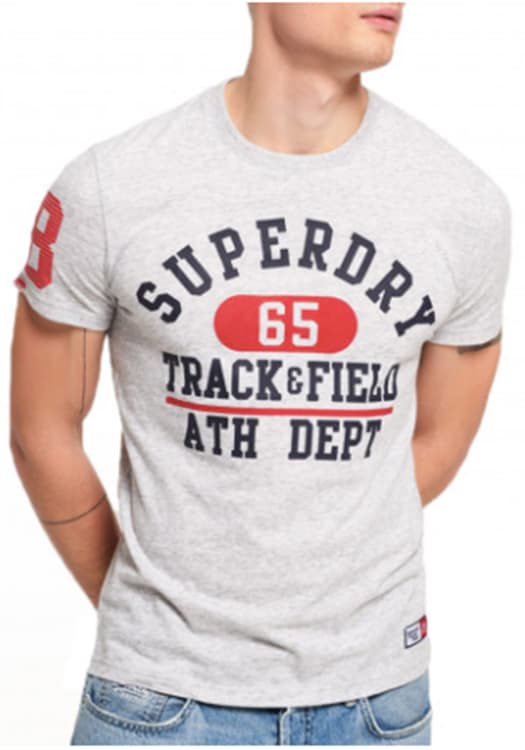 Men's T-Shirts Superdry Gray