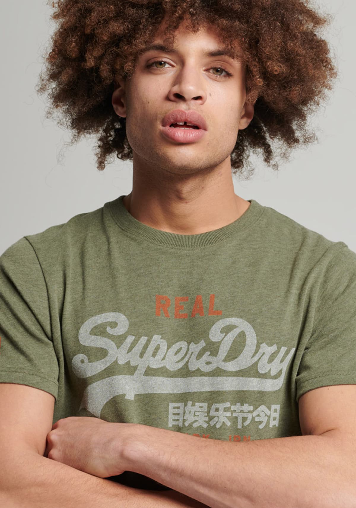 Men's T-Shirts Superdry Green