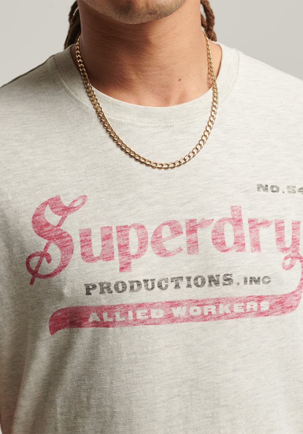 Men's T-Shirts Superdry Gray