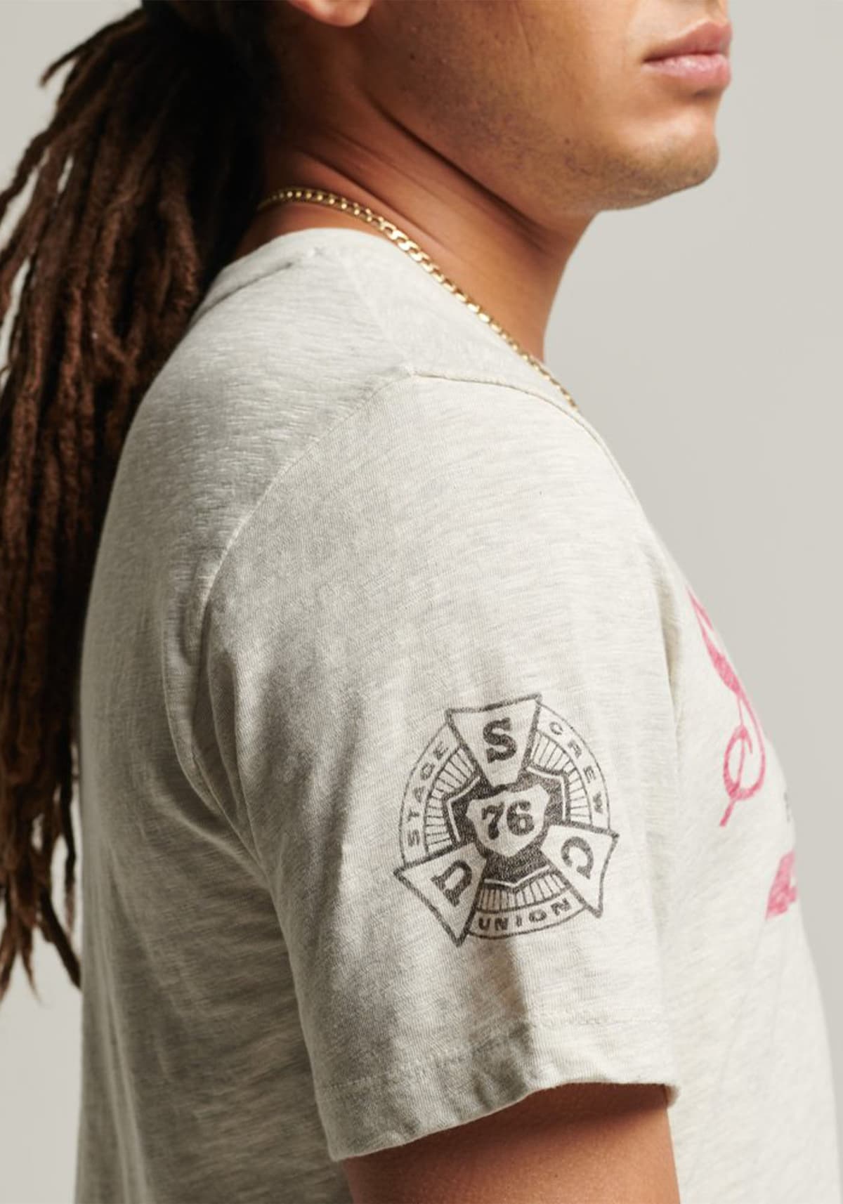 Men's T-Shirts Superdry Gray