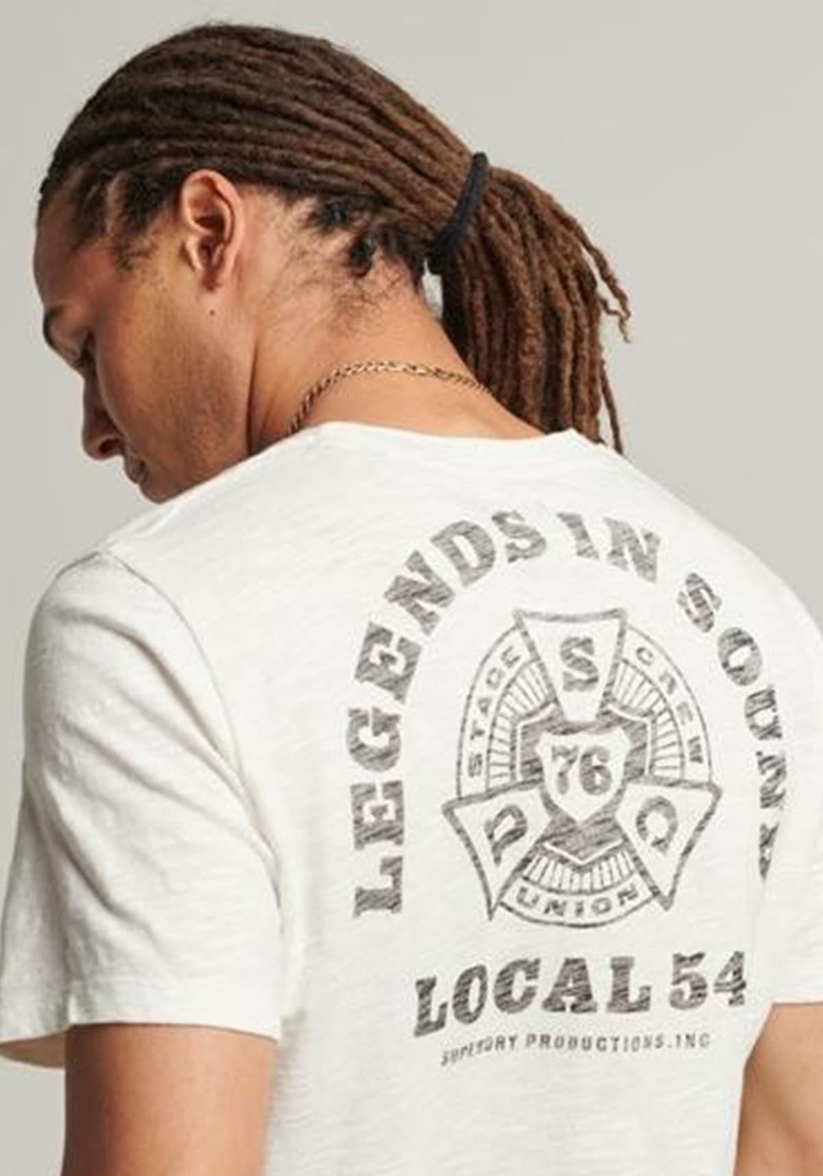 Men's T-Shirts Superdry Ecru