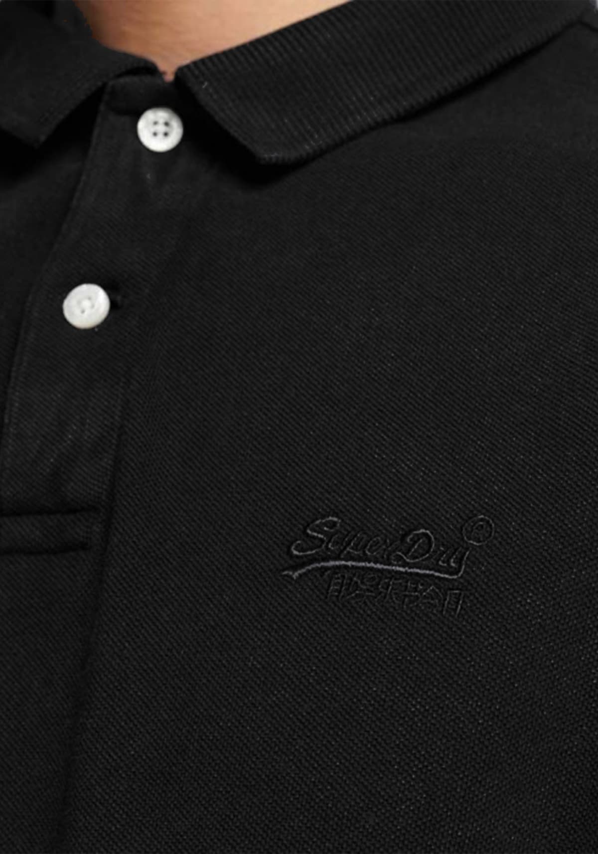 Men's Polo Shirts Superdry Black