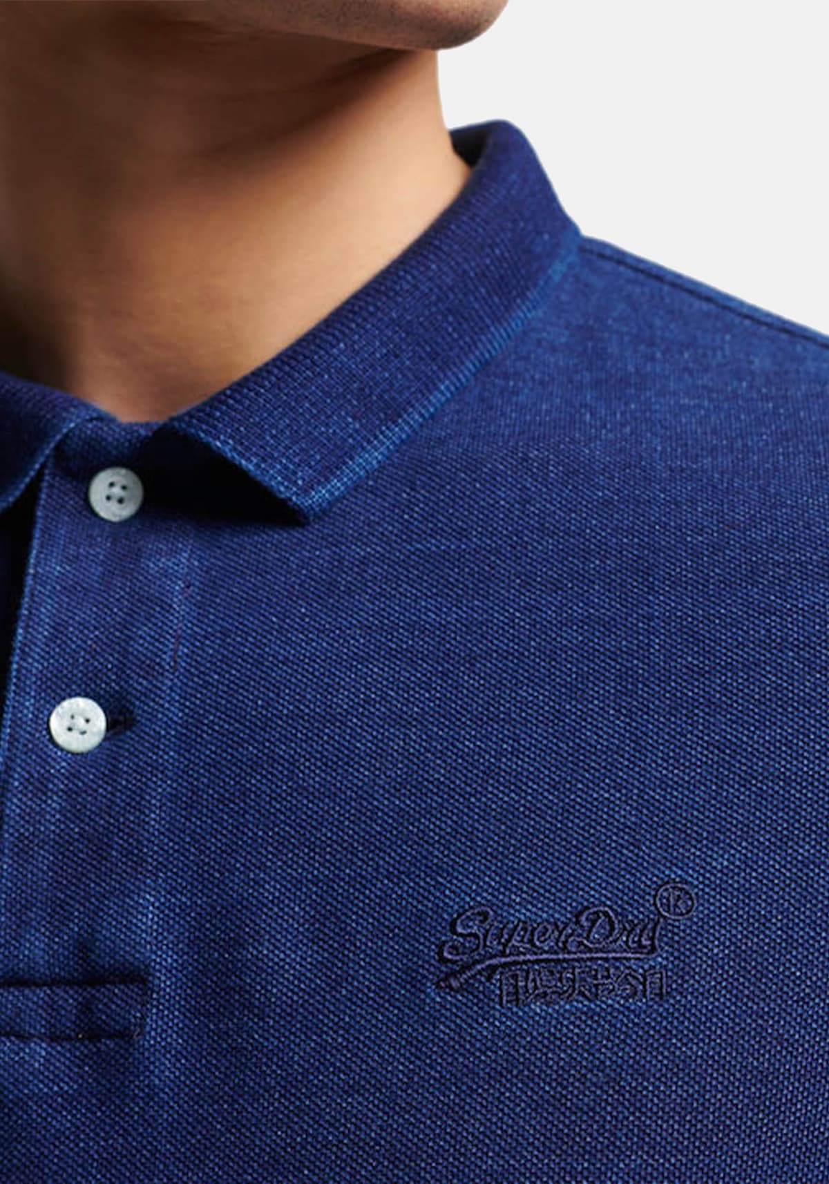 Men's Polo Shirts Superdry Blue