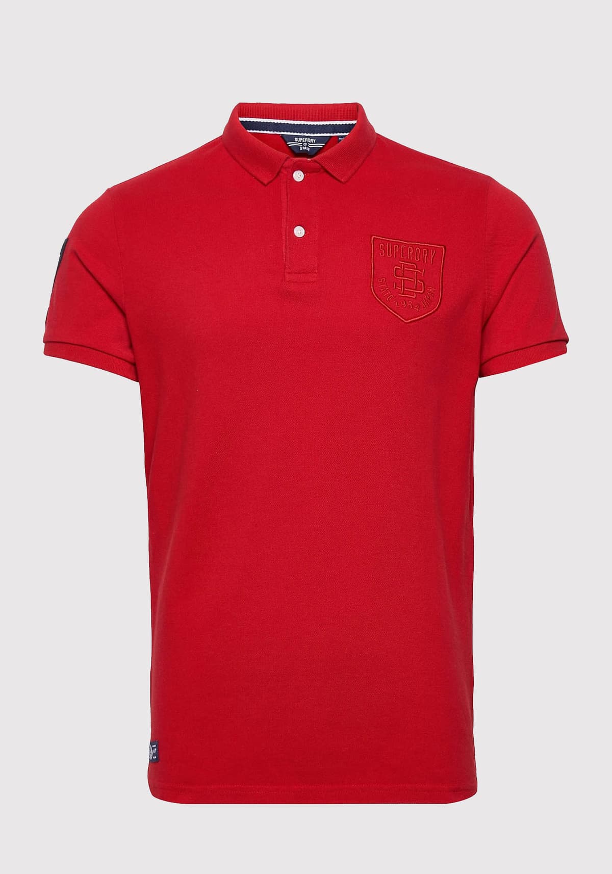 Men's Polo Shirts Superdry Red