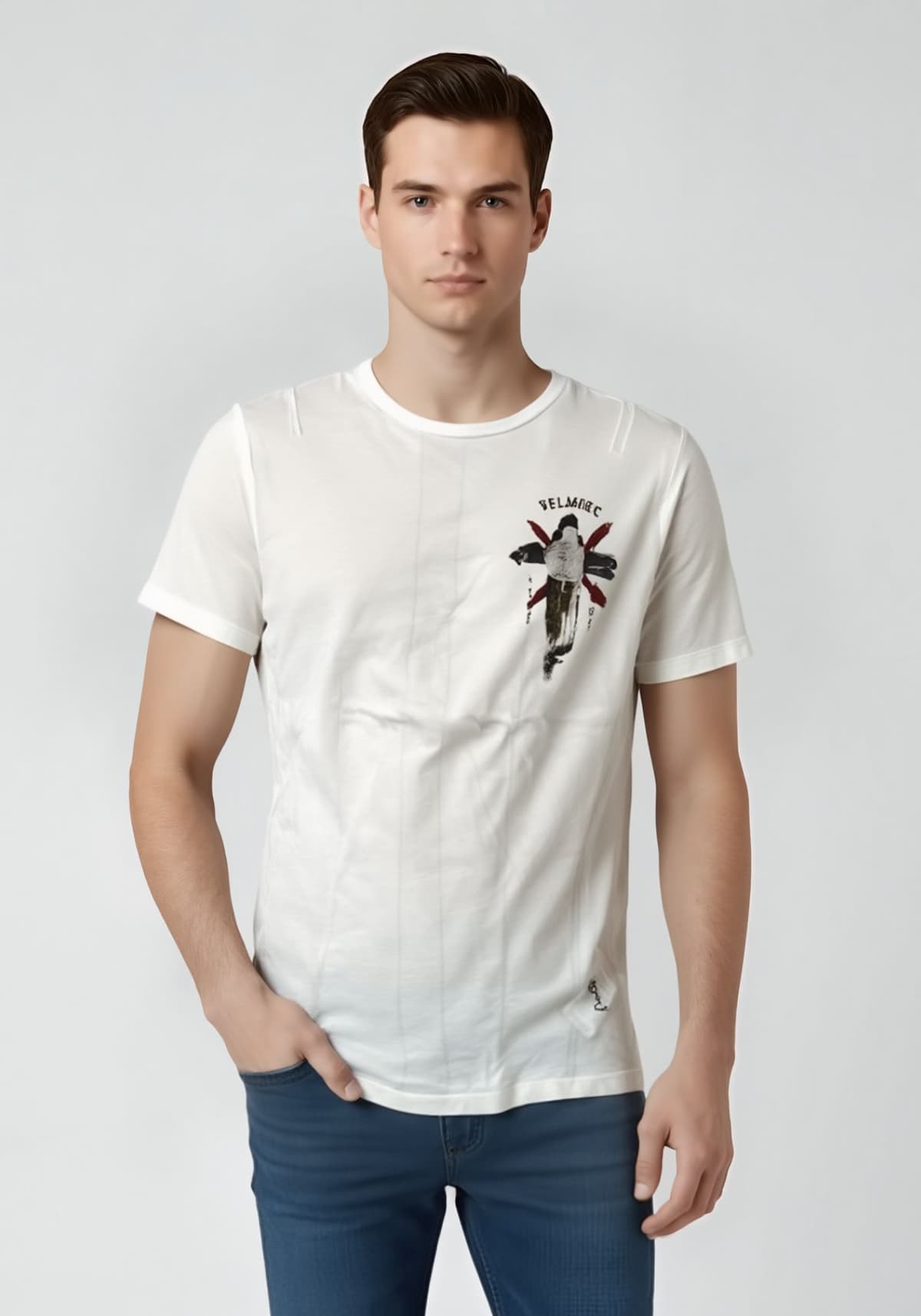 Religion T-shirt της σειράς Graph - MBLLG05 White