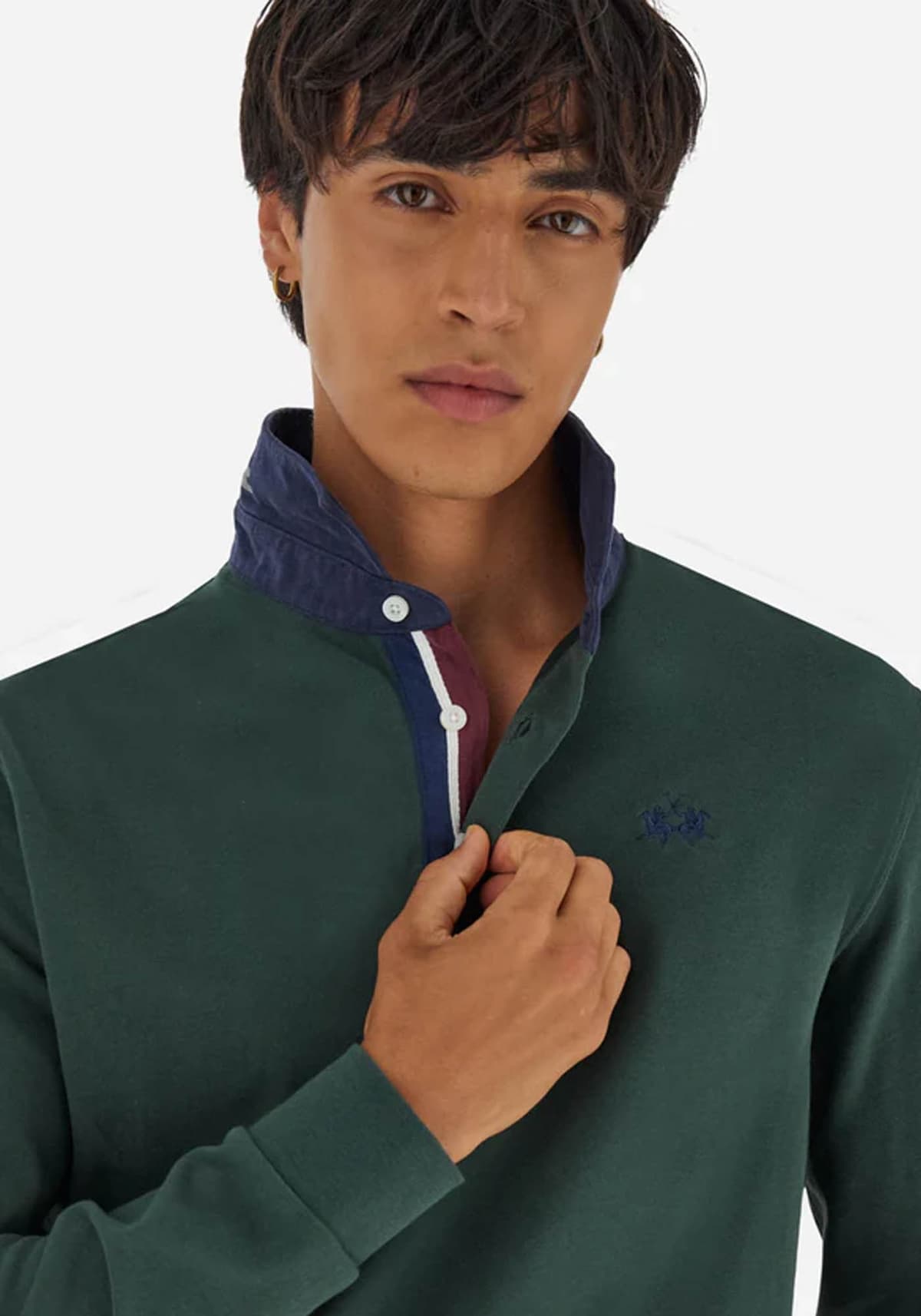 Men's Polo Shirts La Martina Green