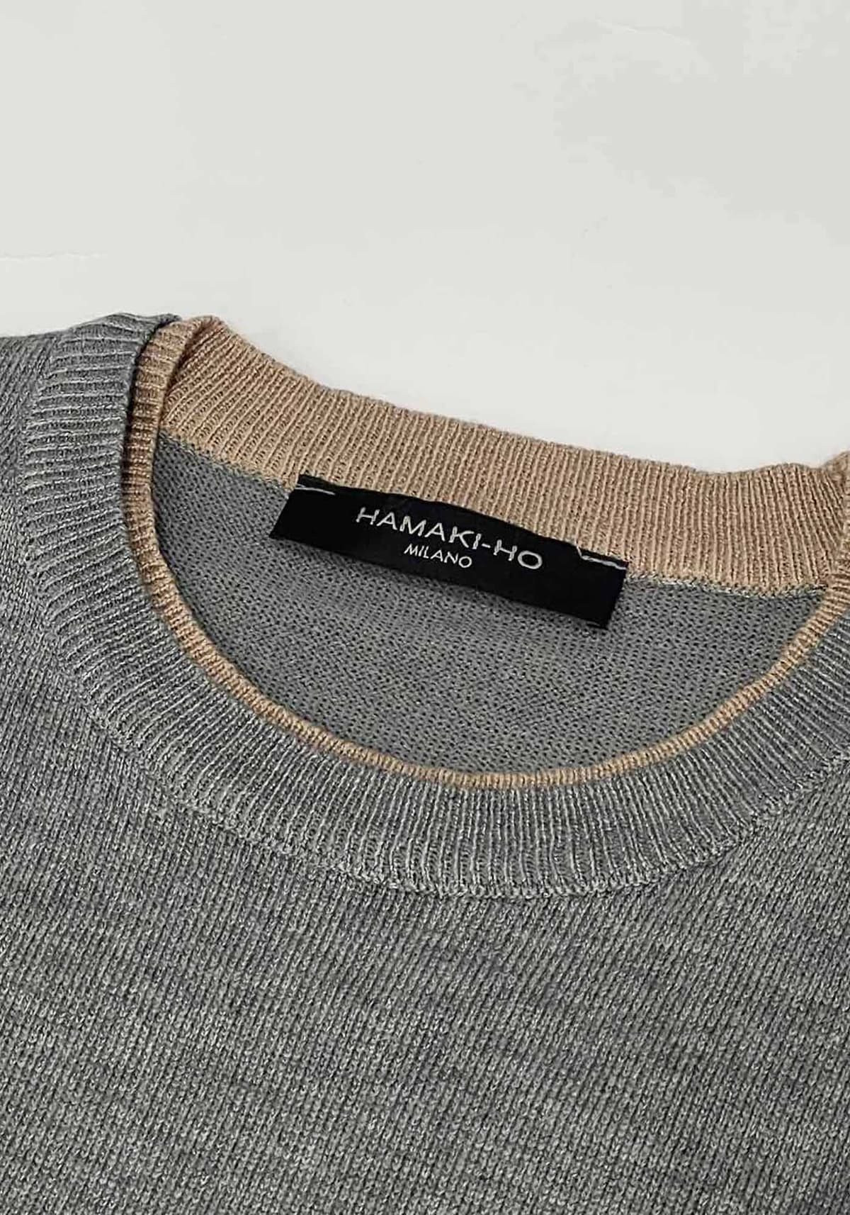 Hamaki Ho Pullover της σειράς Girocollo - MI3164H GMCA Grey