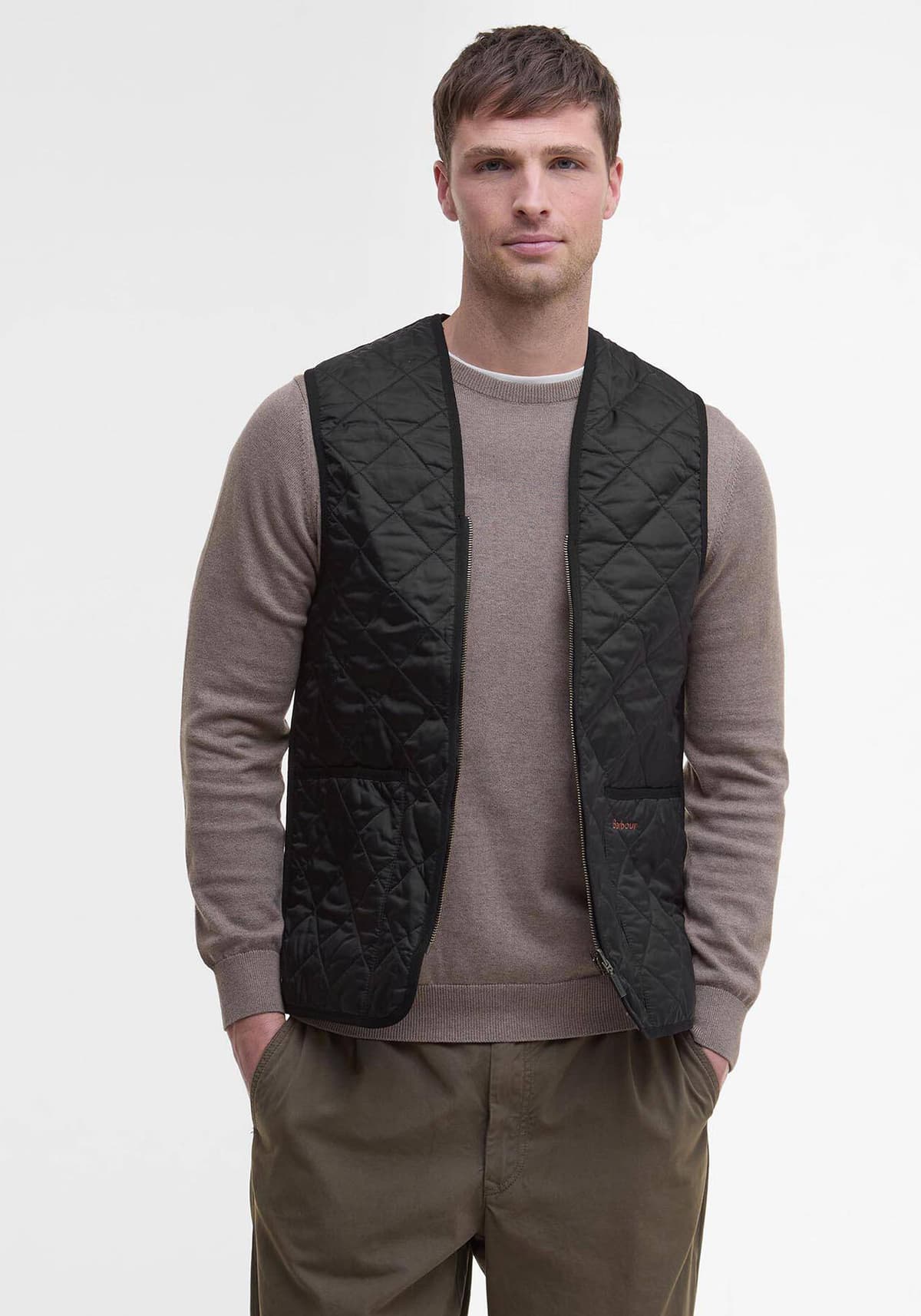 Barbour Αμάνικο Jacket της σειράς Quilted Zip - MLI0001 BK91 Black