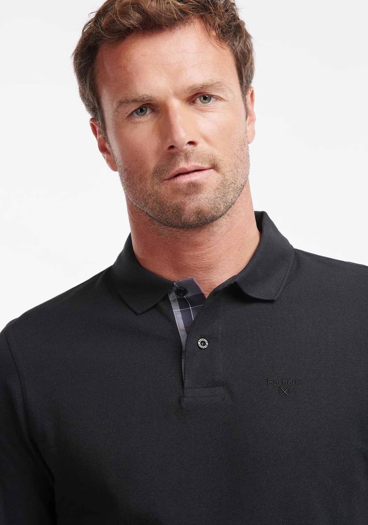 Men's Polo Shirts Barbour Black