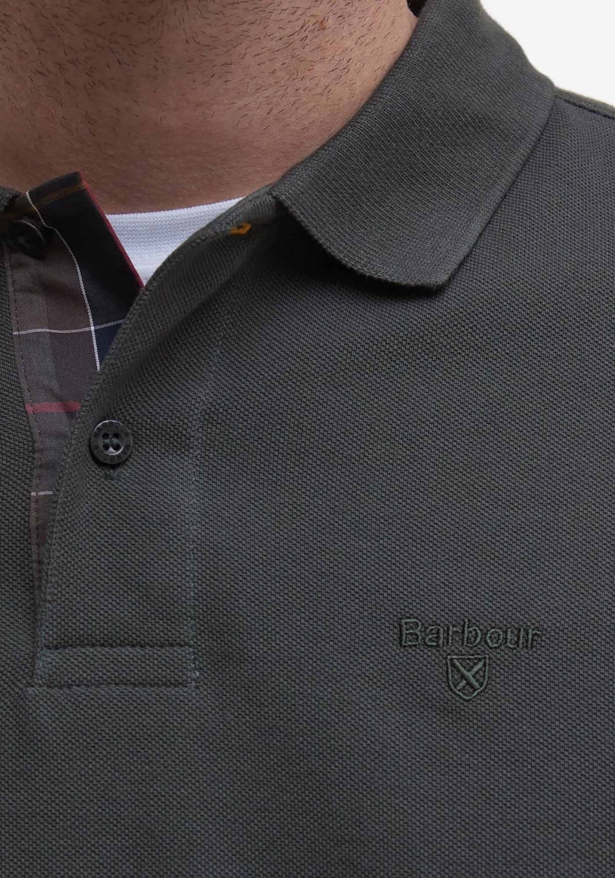 Men's Polo Shirts Barbour Green