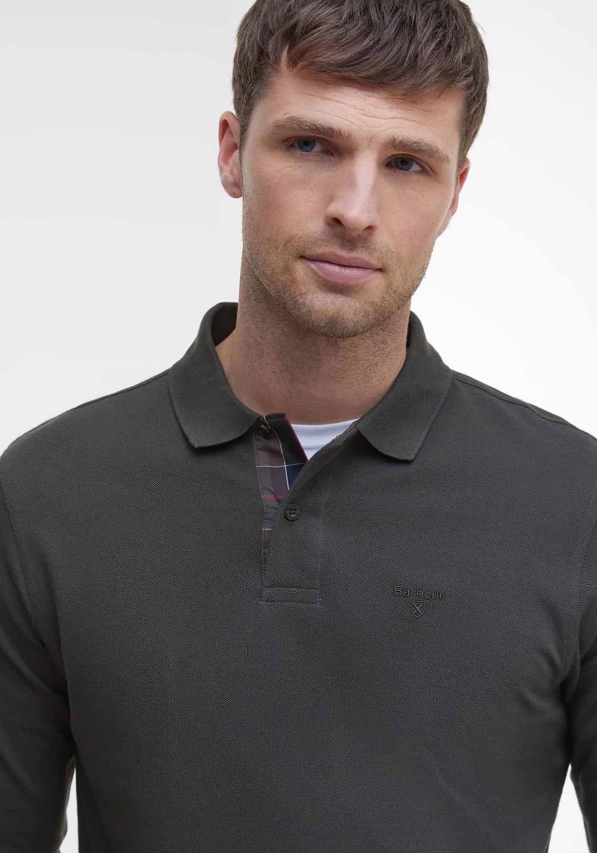 Men's Polo Shirts Barbour Green