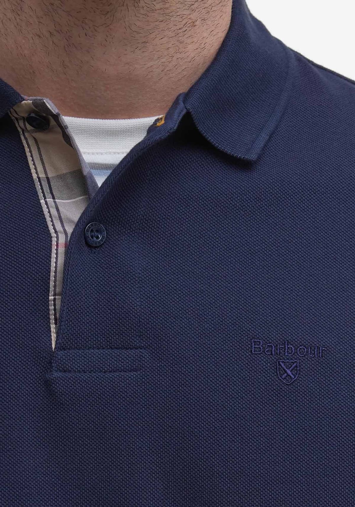 Men's Polo Shirts Barbour Blue