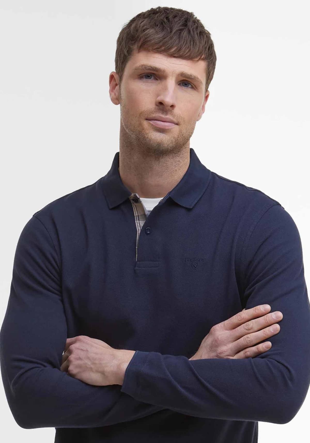 Men's Polo Shirts Barbour Blue