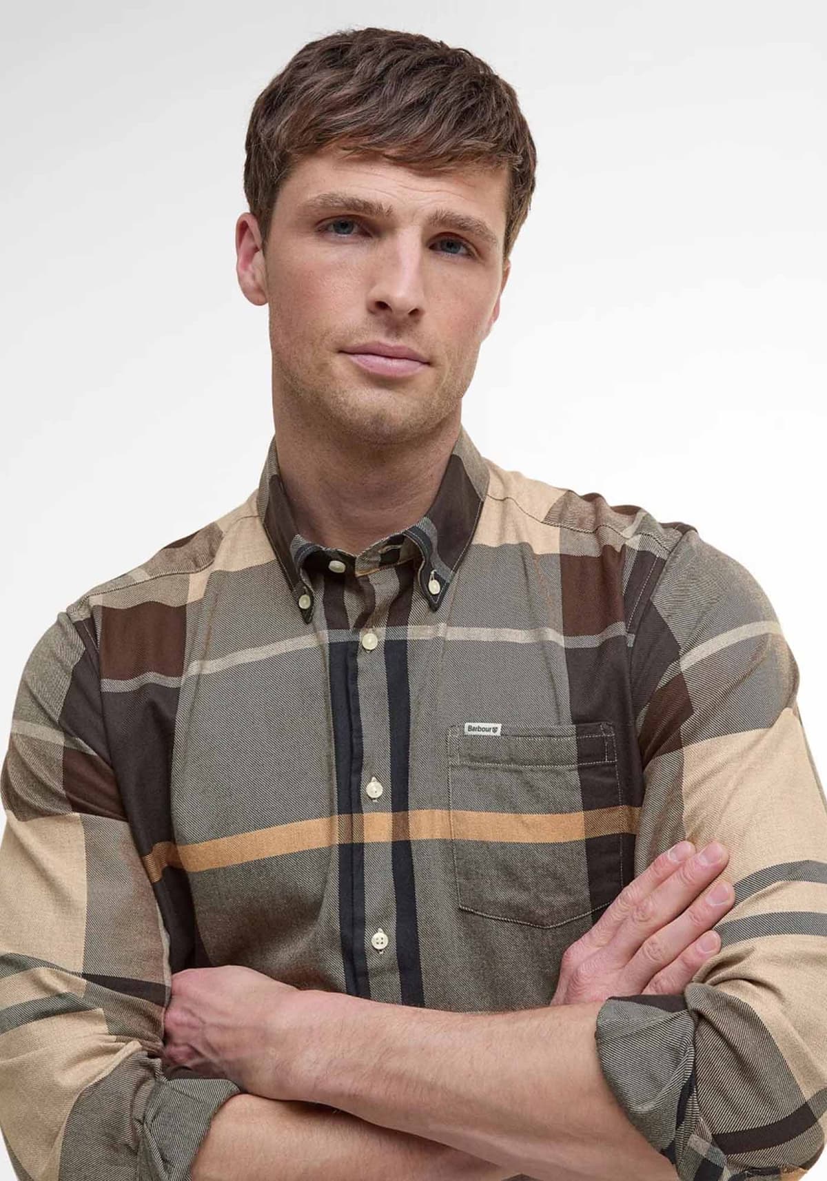 Men's Shirts Barbour Brown