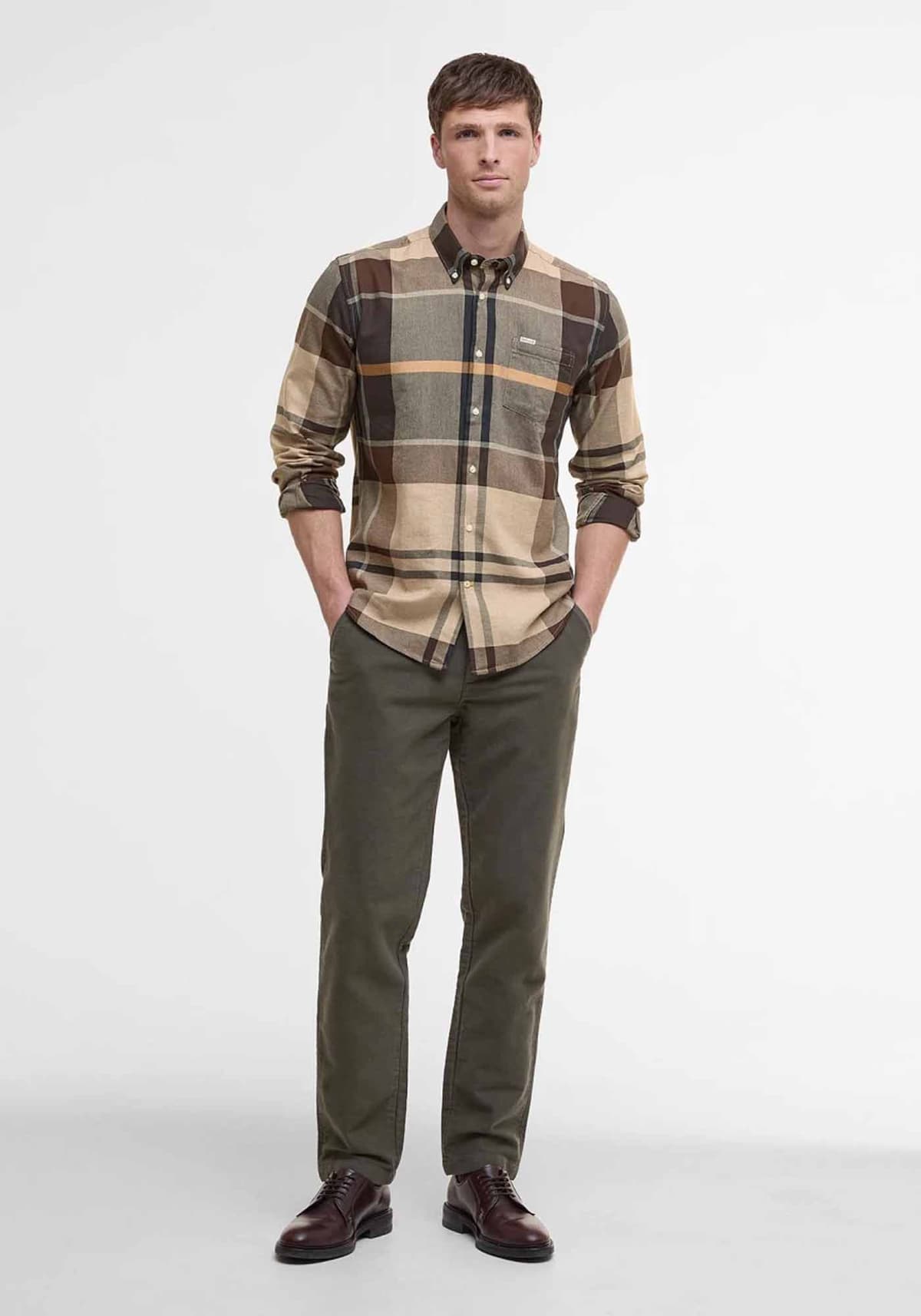 Men's Shirts Barbour Brown