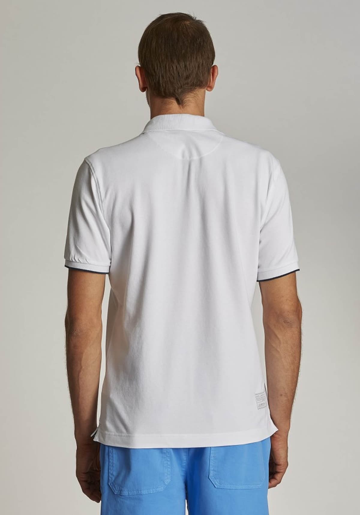 Men's Polo Shirts La Martina White