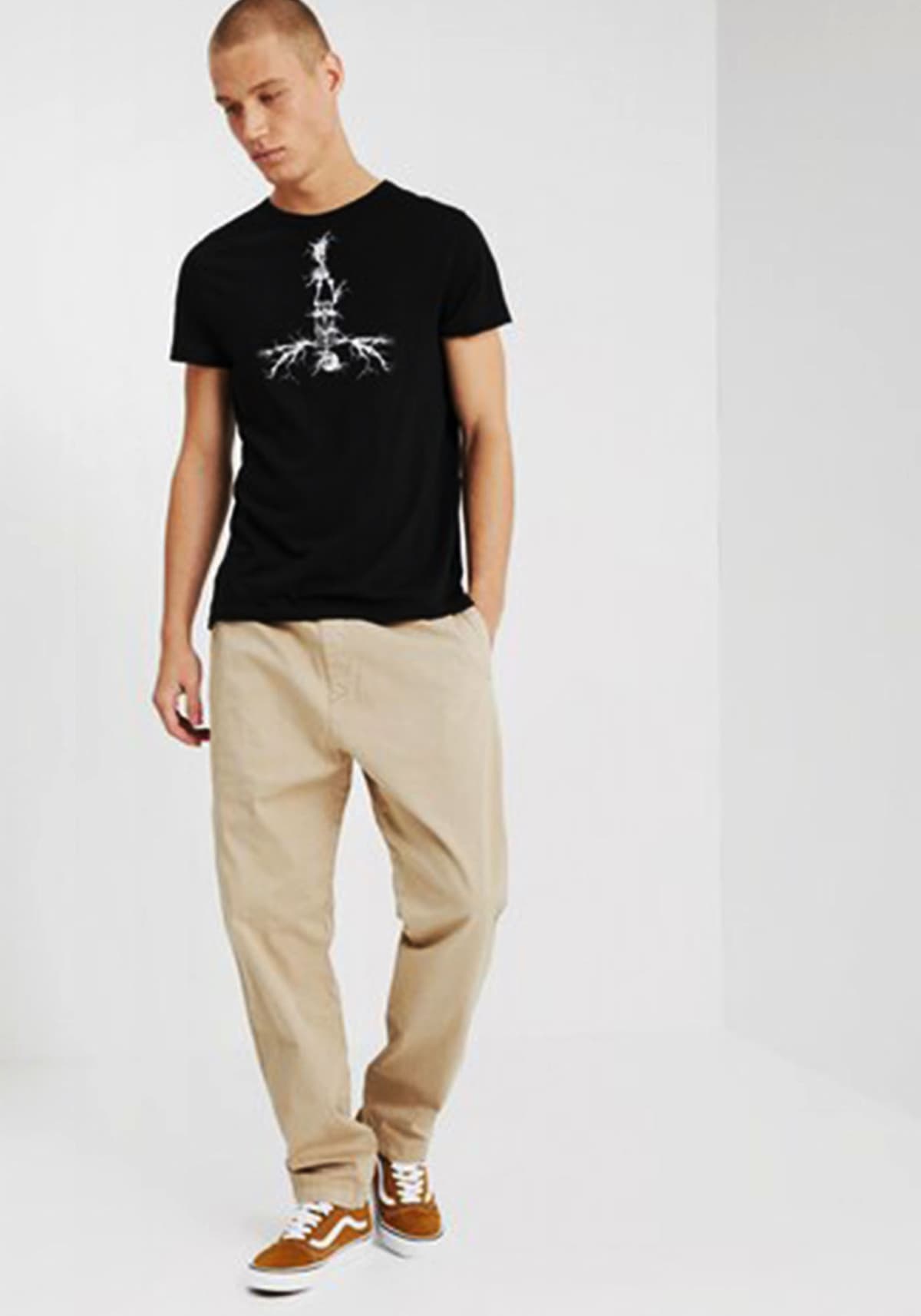 Men's T-Shirts Cheap Monday Black