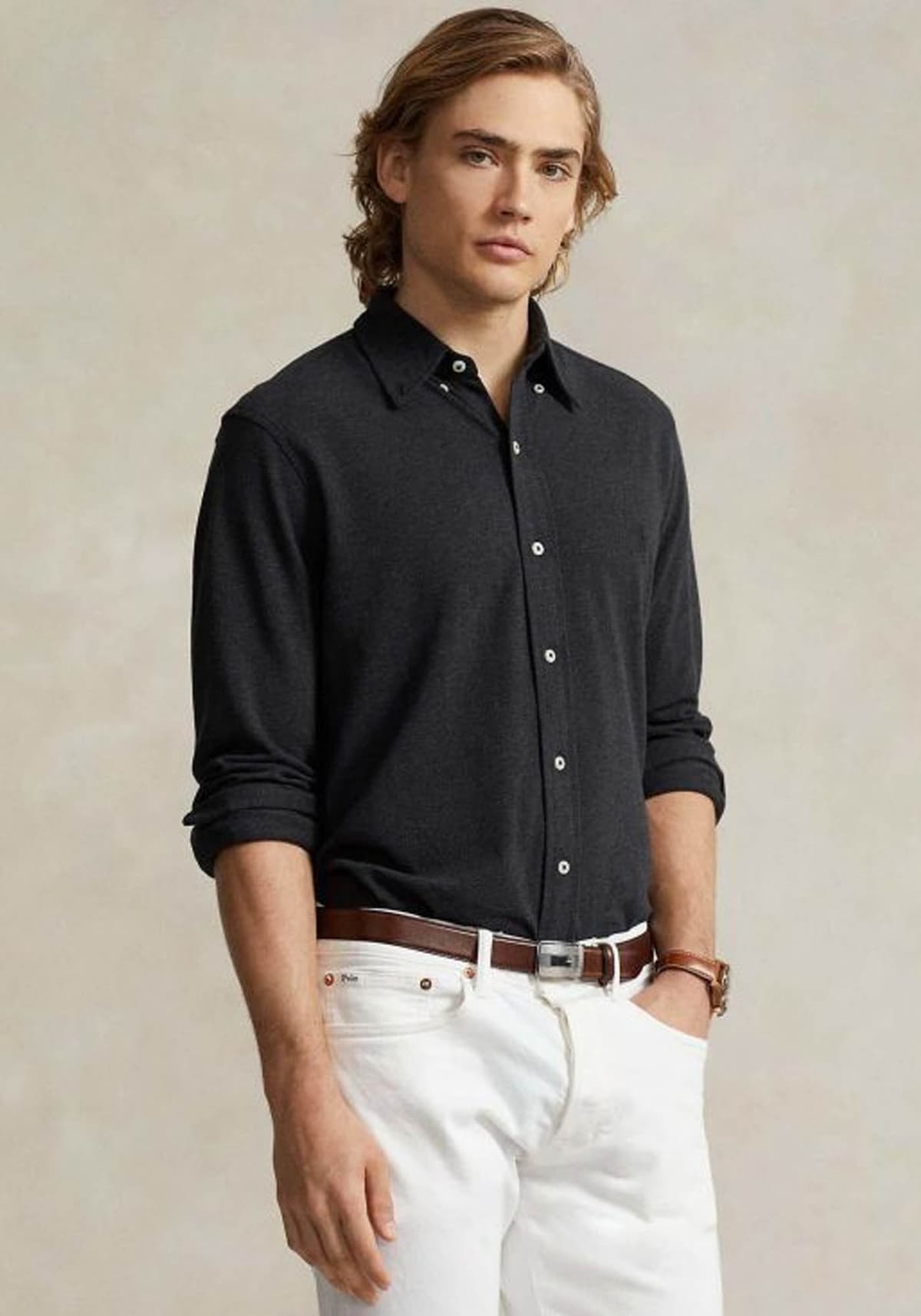 Men's Shirts Polo Ralph Lauren White