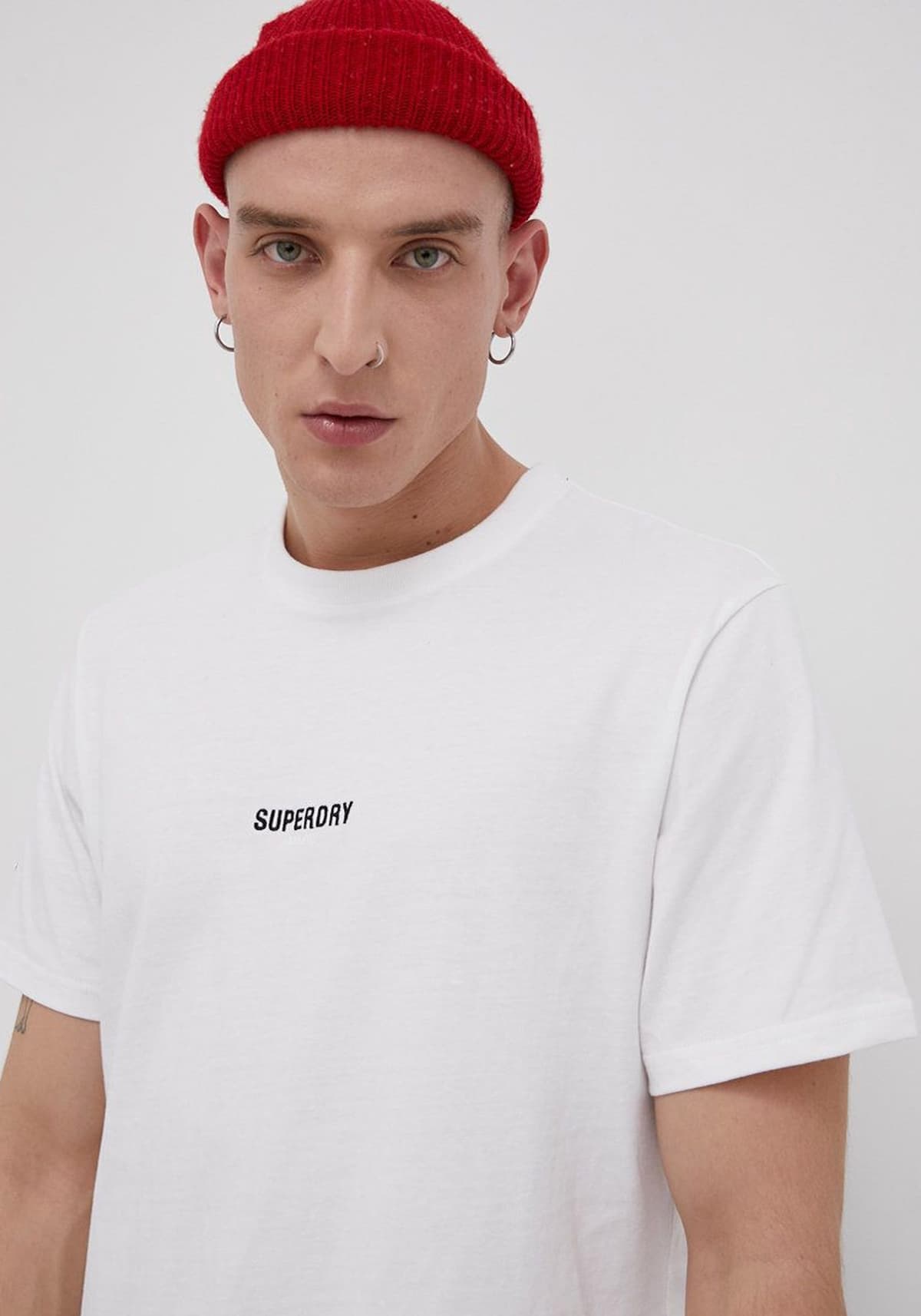 Men's T-Shirts Superdry White