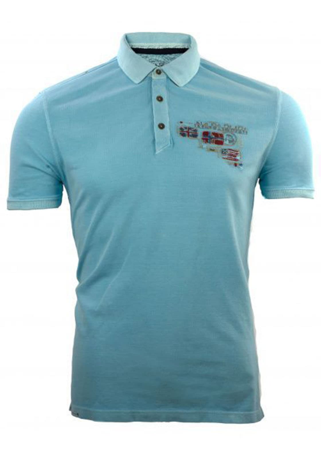 Men's Polo Shirts Napapijri Blue