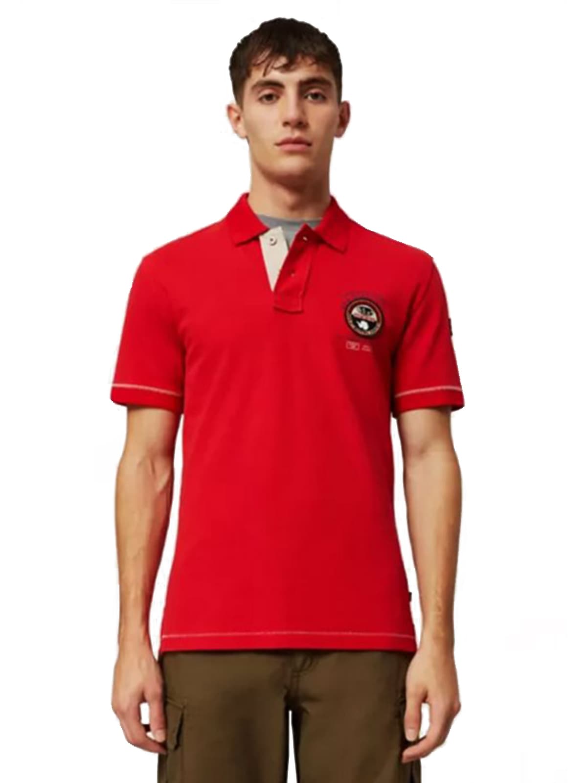 Men's Polo Shirts Napapijri Red