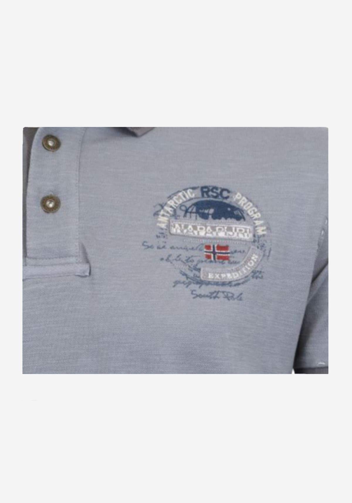 Men's Polo Shirts Napapijri Gray