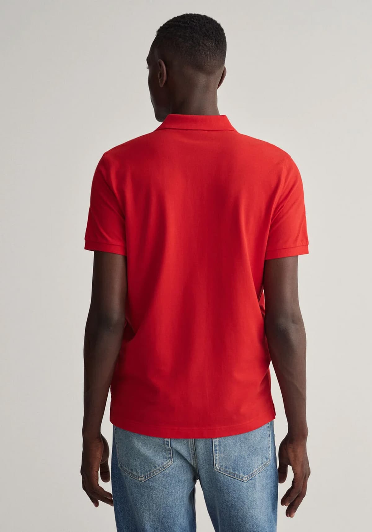 Men's Polo Shirts Gant Red
