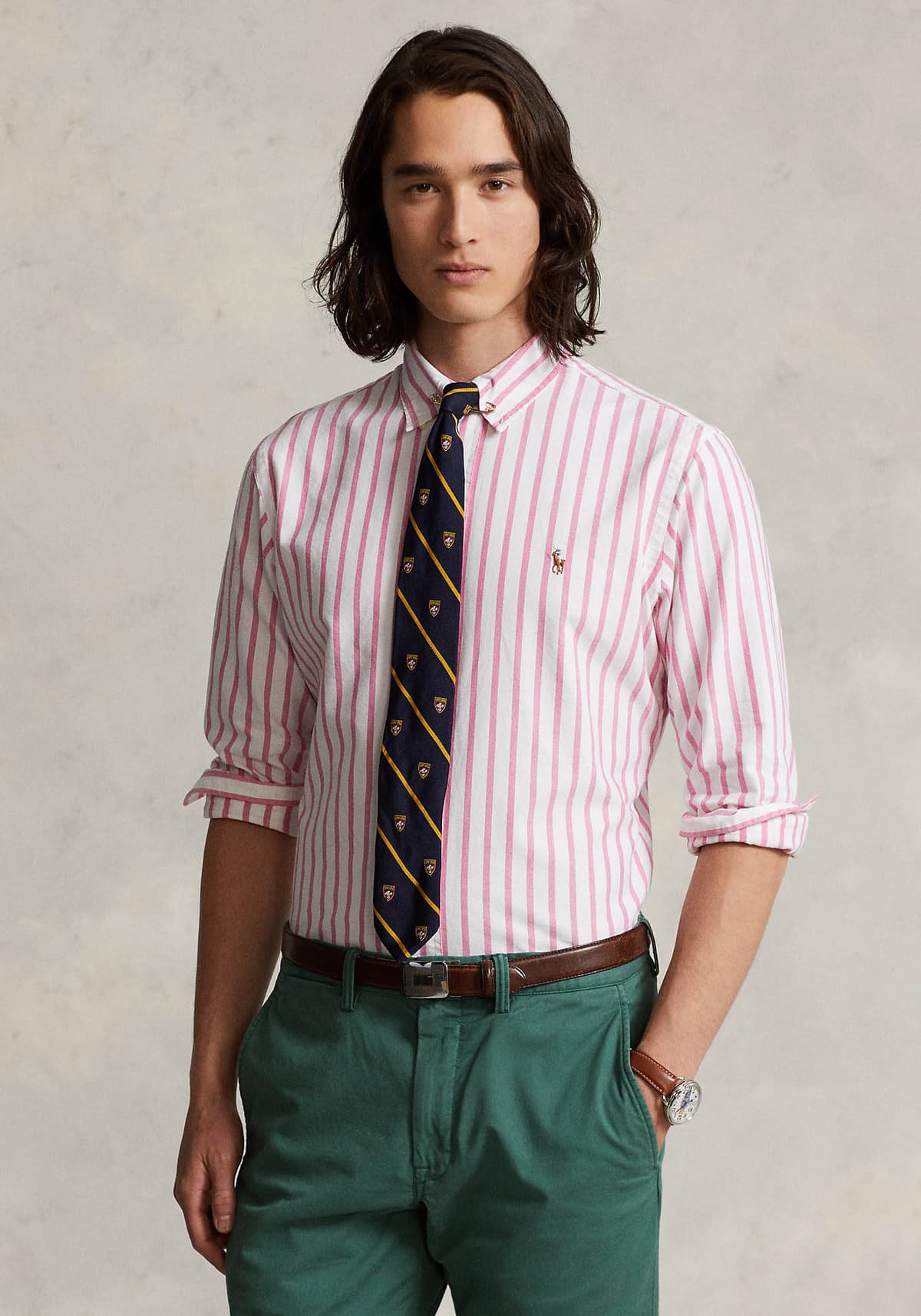 Men's Shirts Polo Ralph Lauren Pink