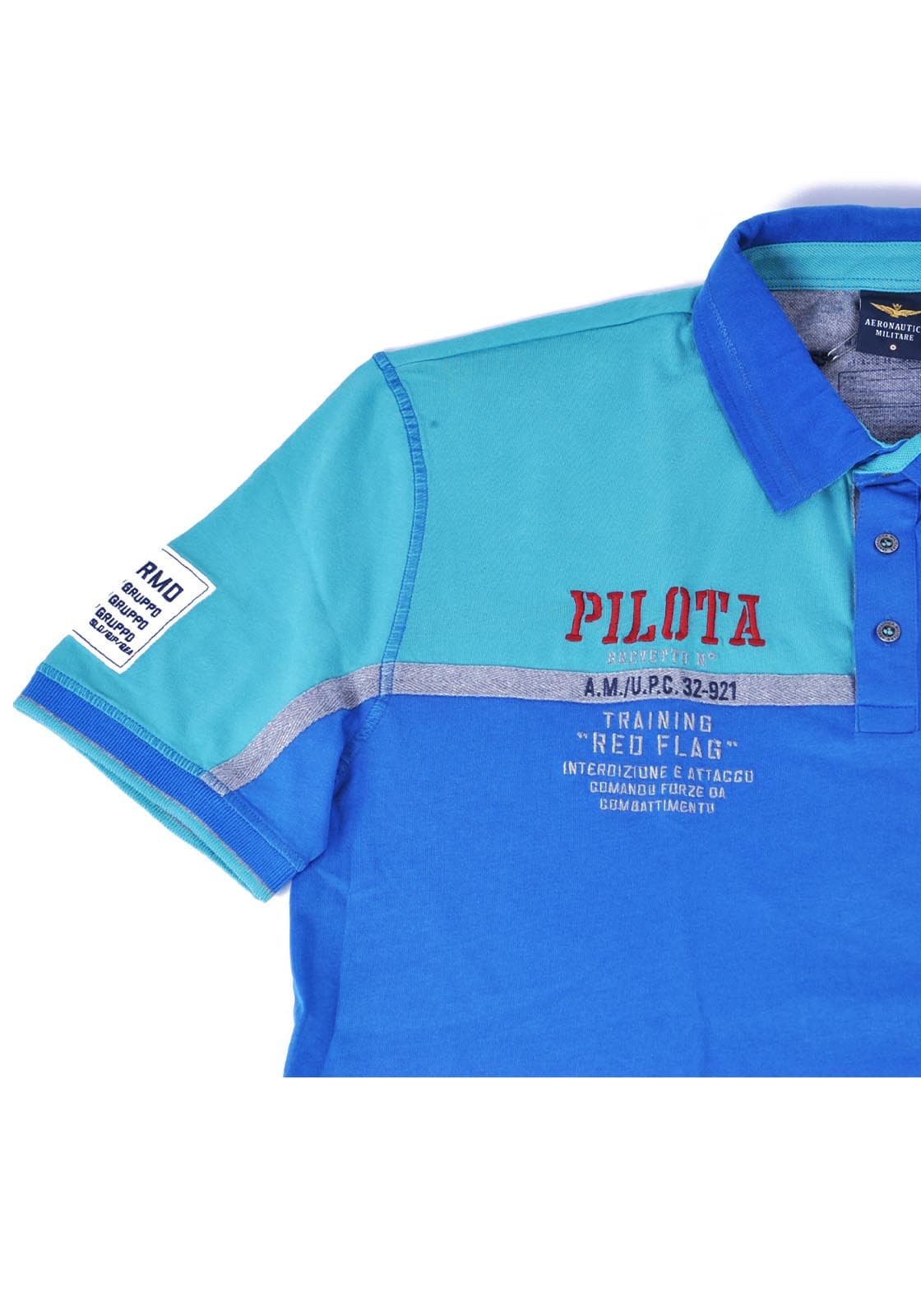 Men's Polo Shirts Aeronautica Militare Blue