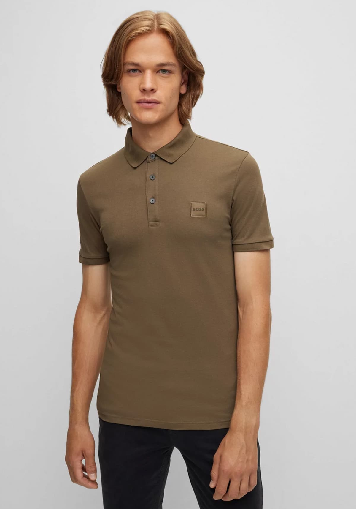 Men's Polo Shirts Boss Brown
