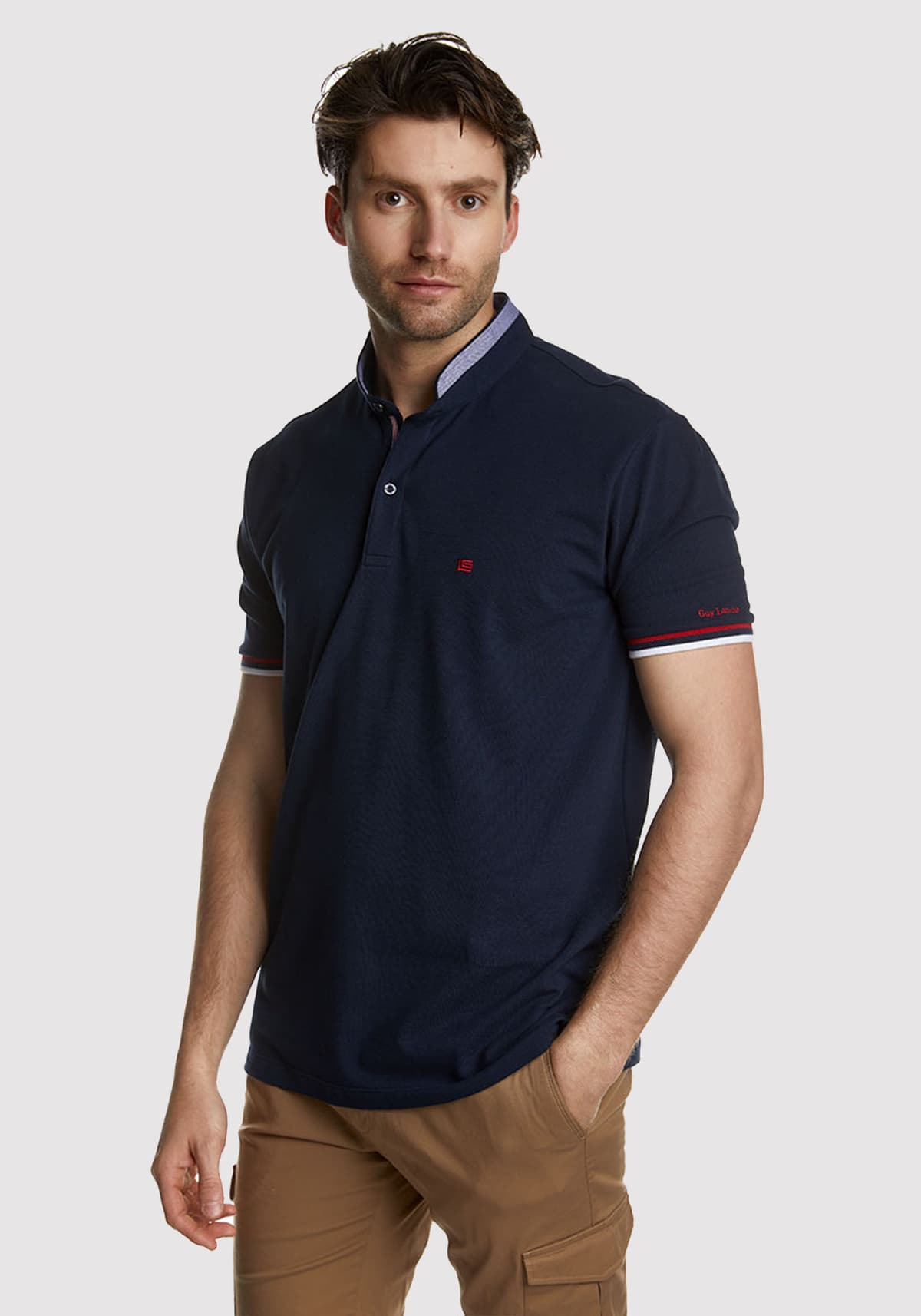 Men's Polo Shirts Guy Laroche Blue