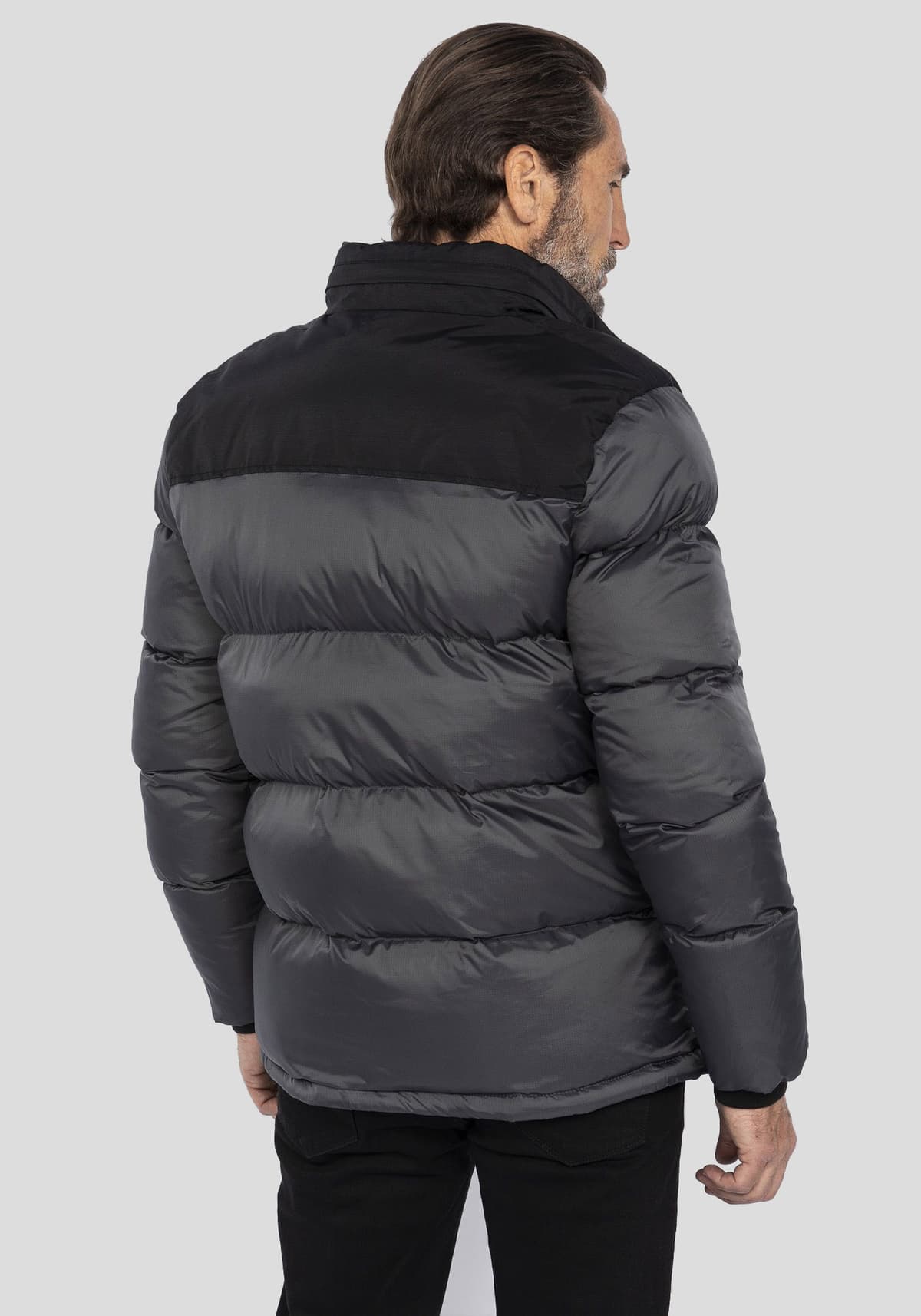 Men's Quilted Jackets Schott N.Y.C. Gray