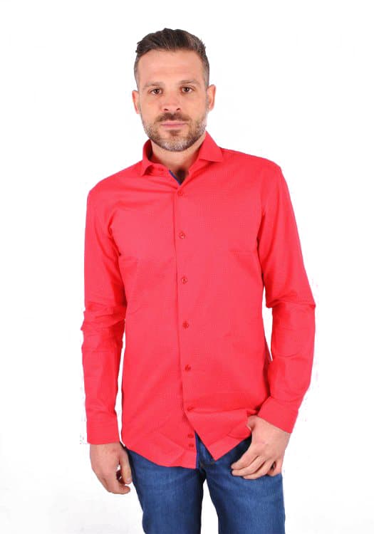 Men's Shirts Fragosto Coral