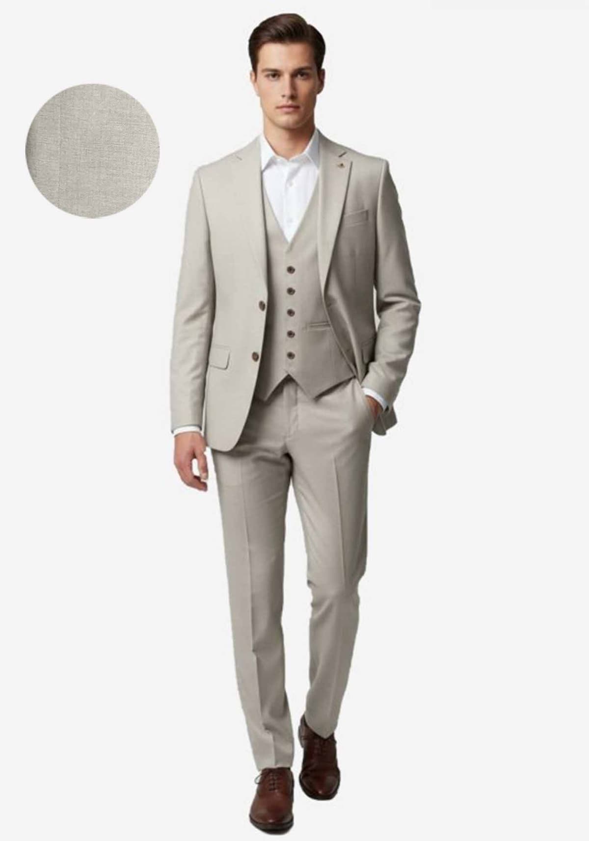 Fragosto 3 Pieces Κοστούμι της σειράς Mason - FRS2425 2506 3 Bez