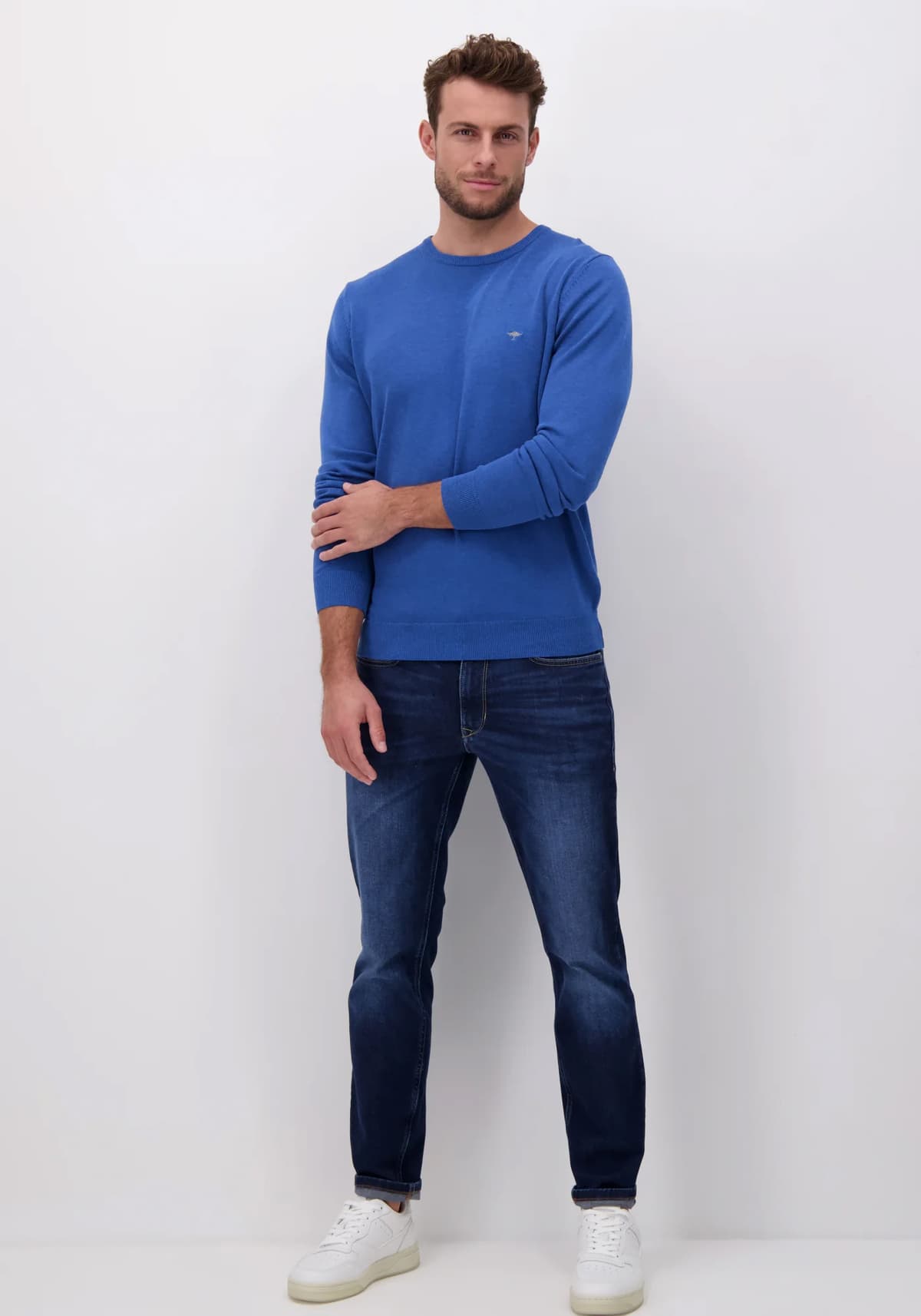 Men's Knitwear Fynch Hatton Blue