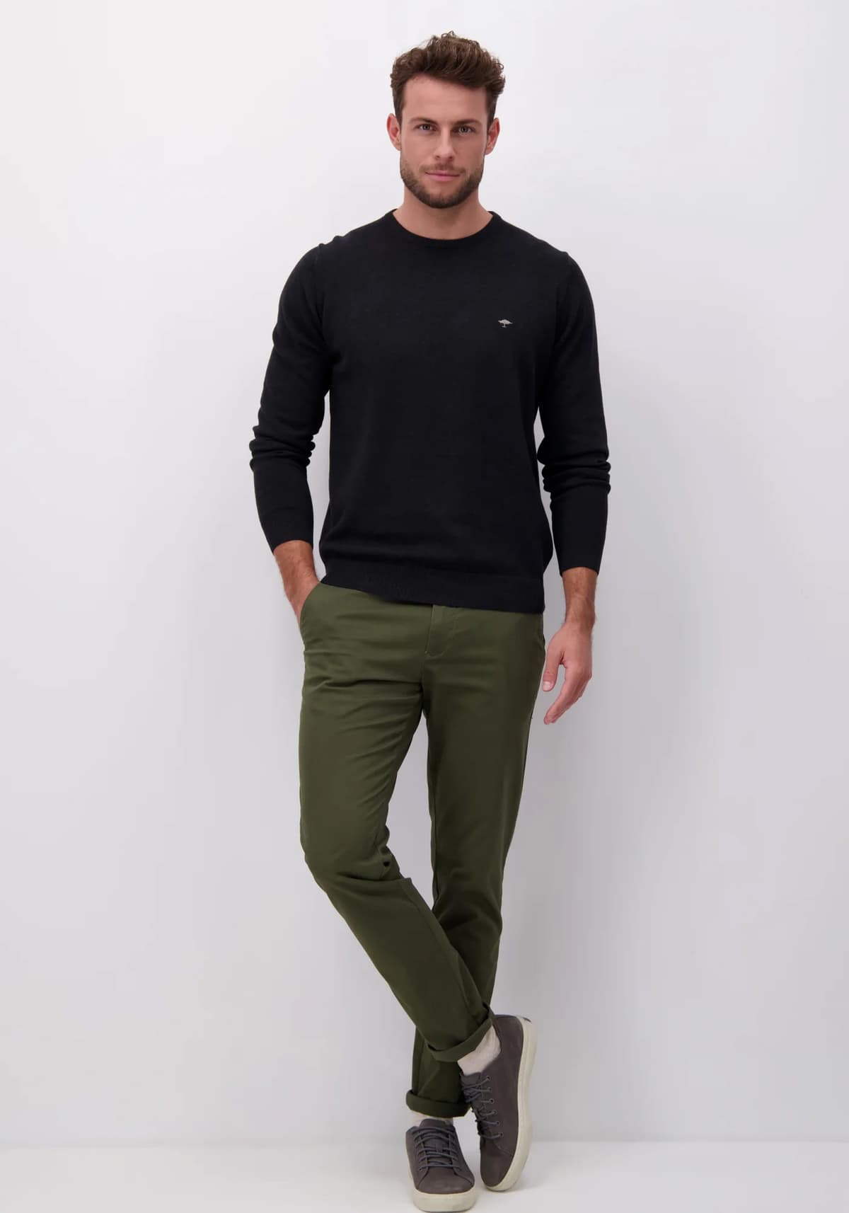 Men's Knitwear Fynch Hatton Gray