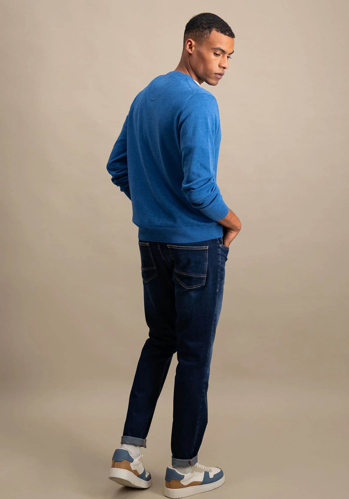 Fynch Hatton Pullover της σειράς Fine Cotton - SFPK211 634 Azure