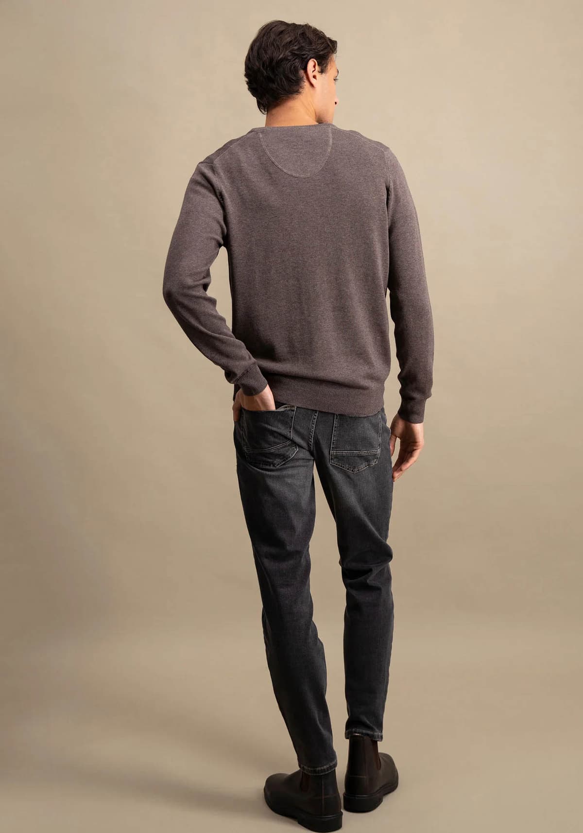 Fynch Hatton Pullover της σειράς Fine Cotton - SFPK211 860 Earth