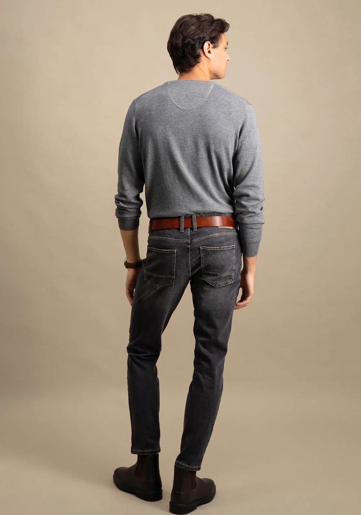 Fynch Hatton Pullover της σειράς Fine Cotton - SFPK211 936 Steel