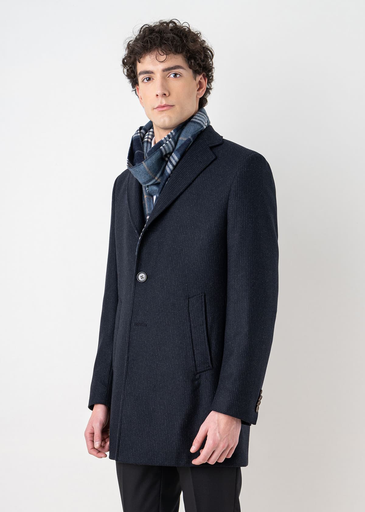 Fragosto Παλτό της σειράς Gerik - FRC24 8283 021 002 Blue Grey