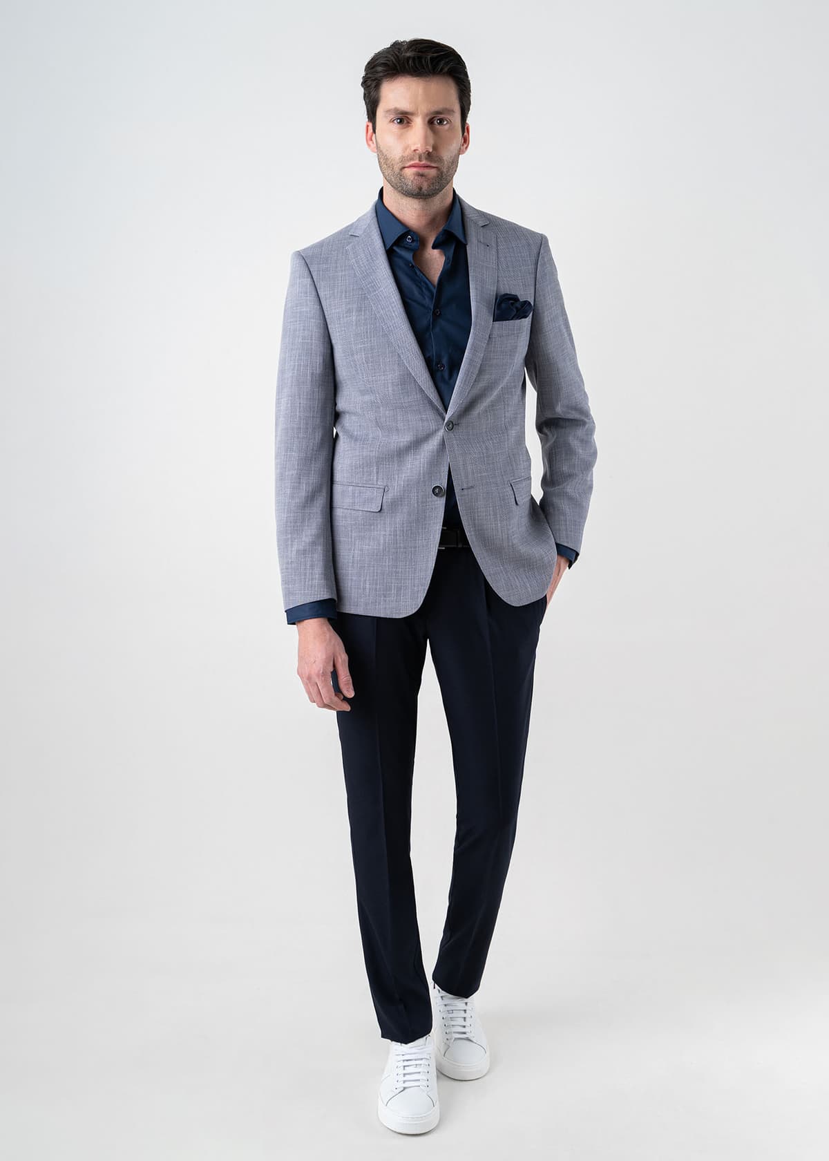 Men's Blazers Fragosto Gray