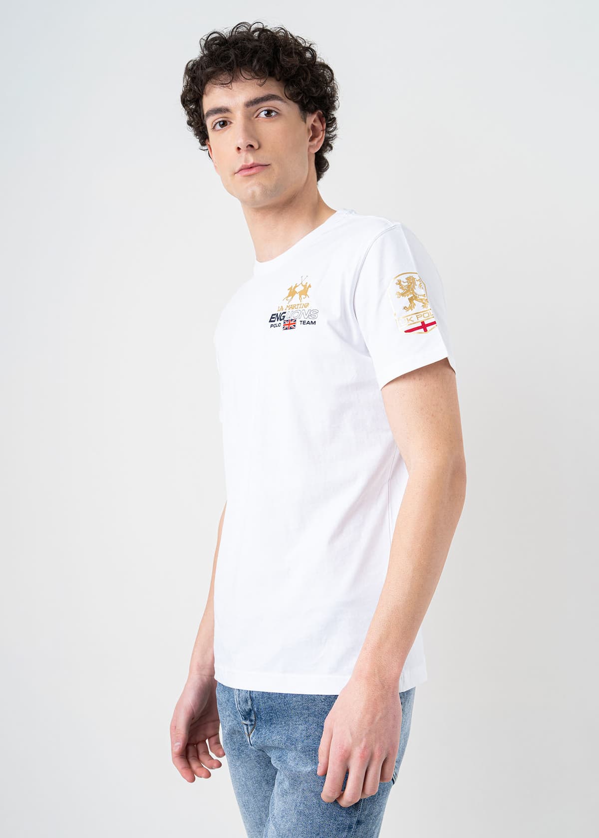 Men's T-Shirts La Martina White