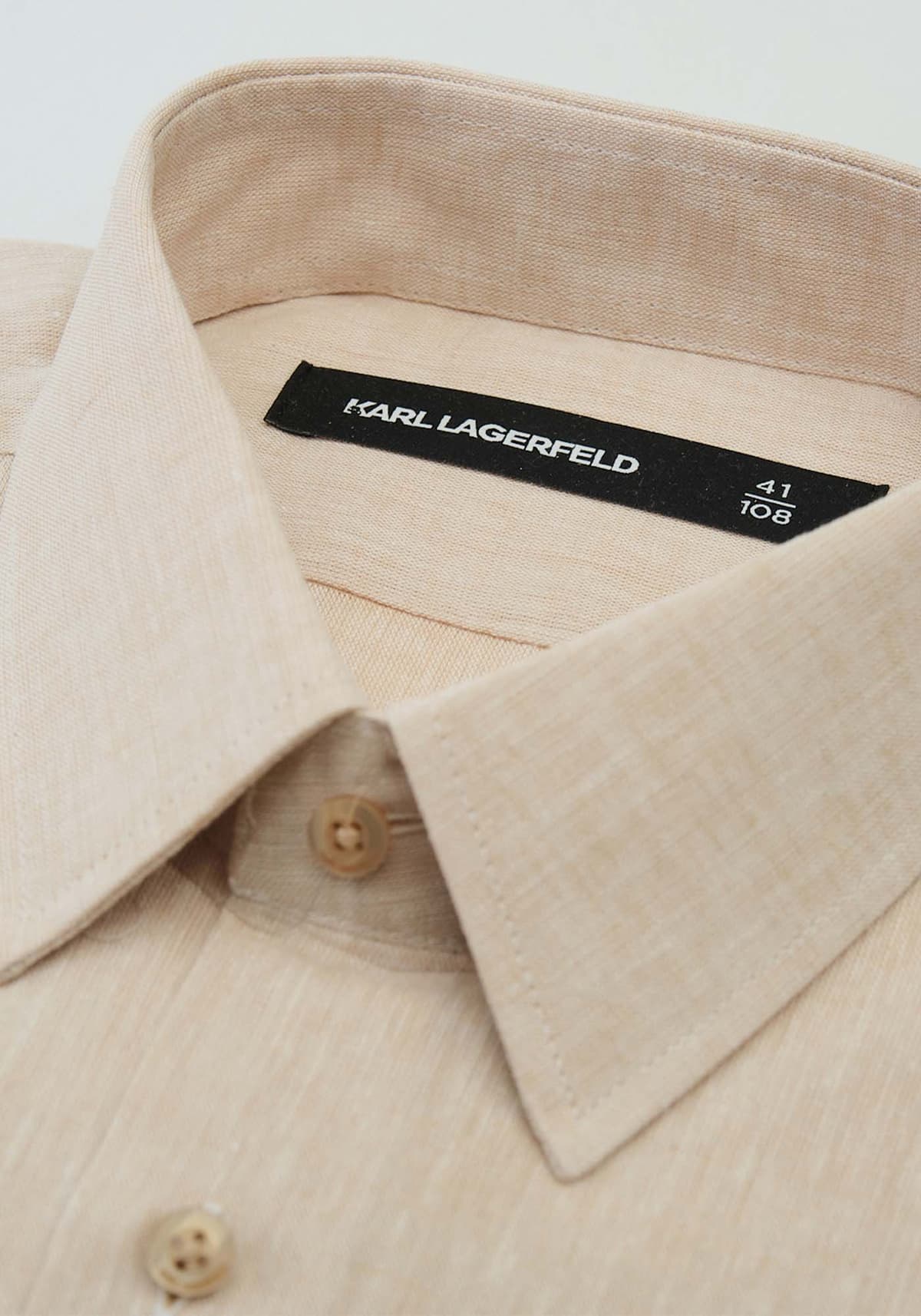 Men's Shirts Karl Lagerfeld Beige