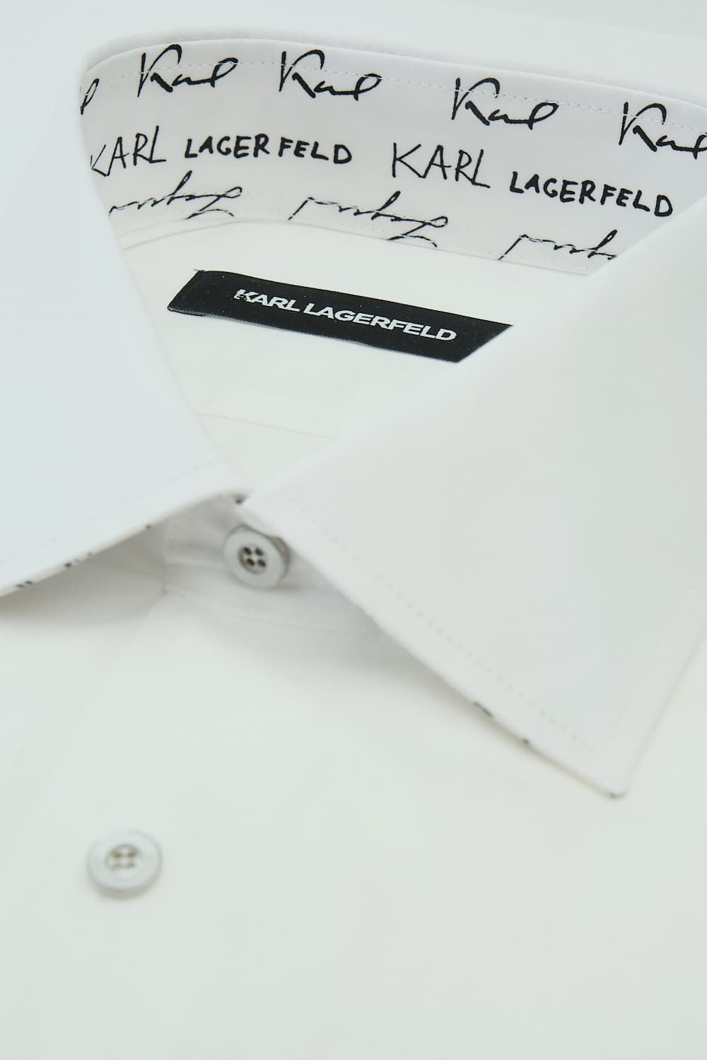 Karl Lagerfeld Πουκάμισο της σειράς Basic - 605100 553632 19 White