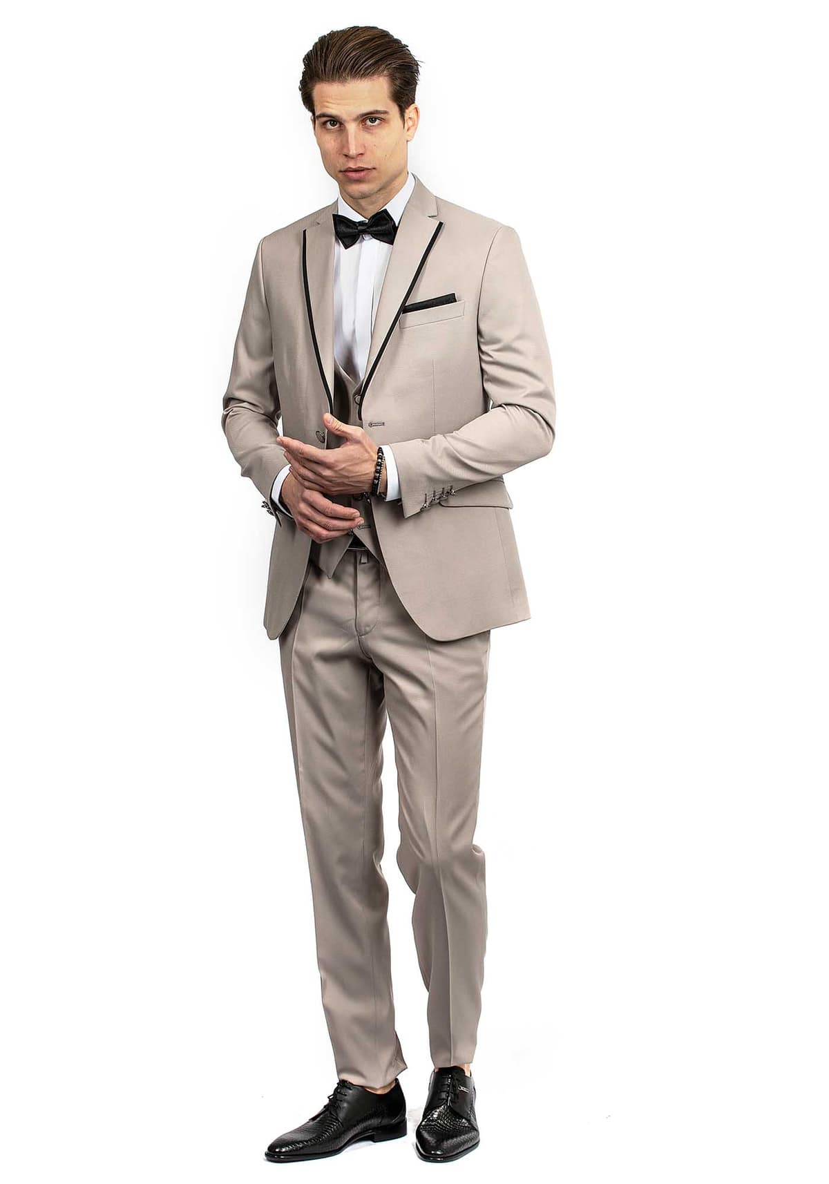 Men's Suits Fragosto Beige