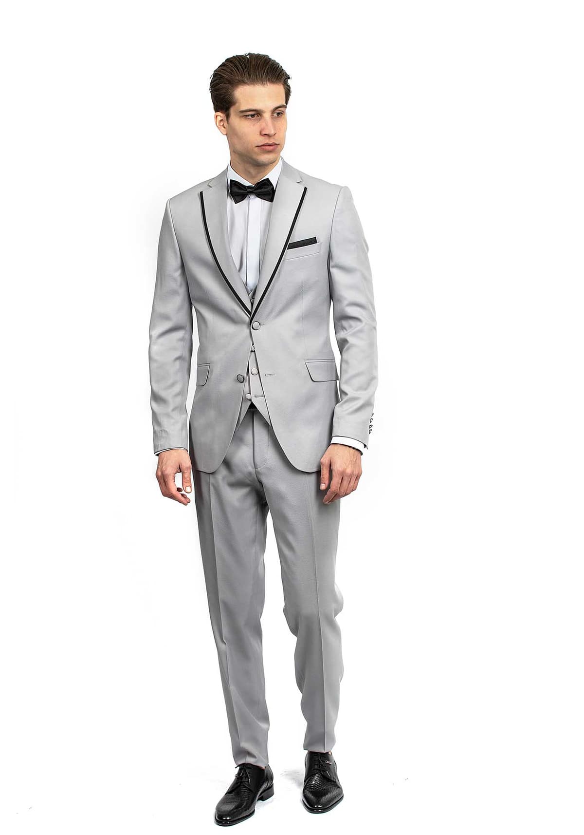 Men's Suits Fragosto Gray